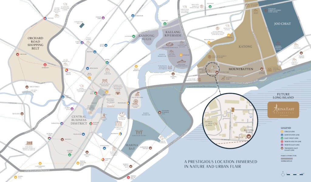 Arina East Residences Location